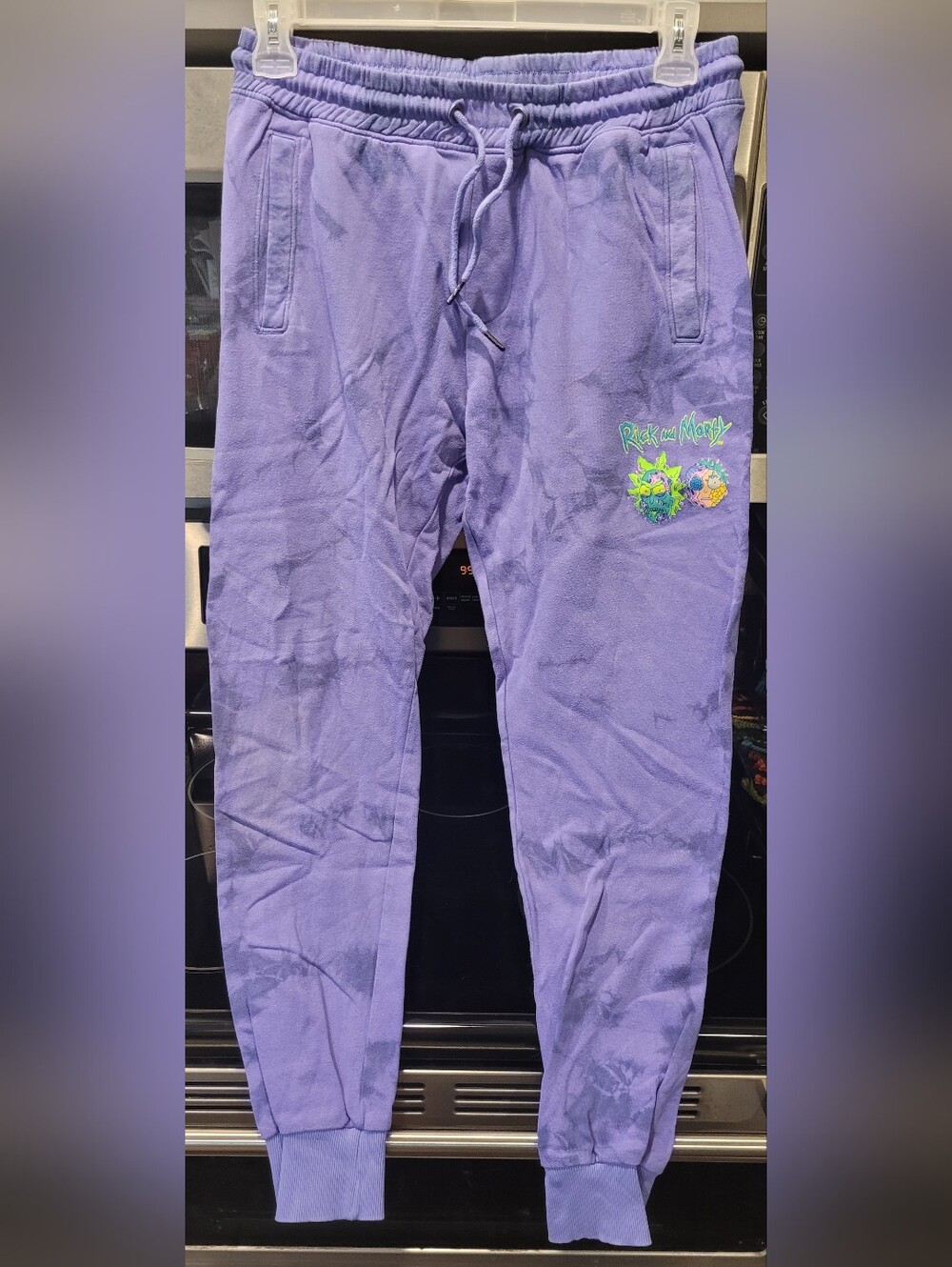"Rick & Morty" Purple Graphic Jogger Sweatpants